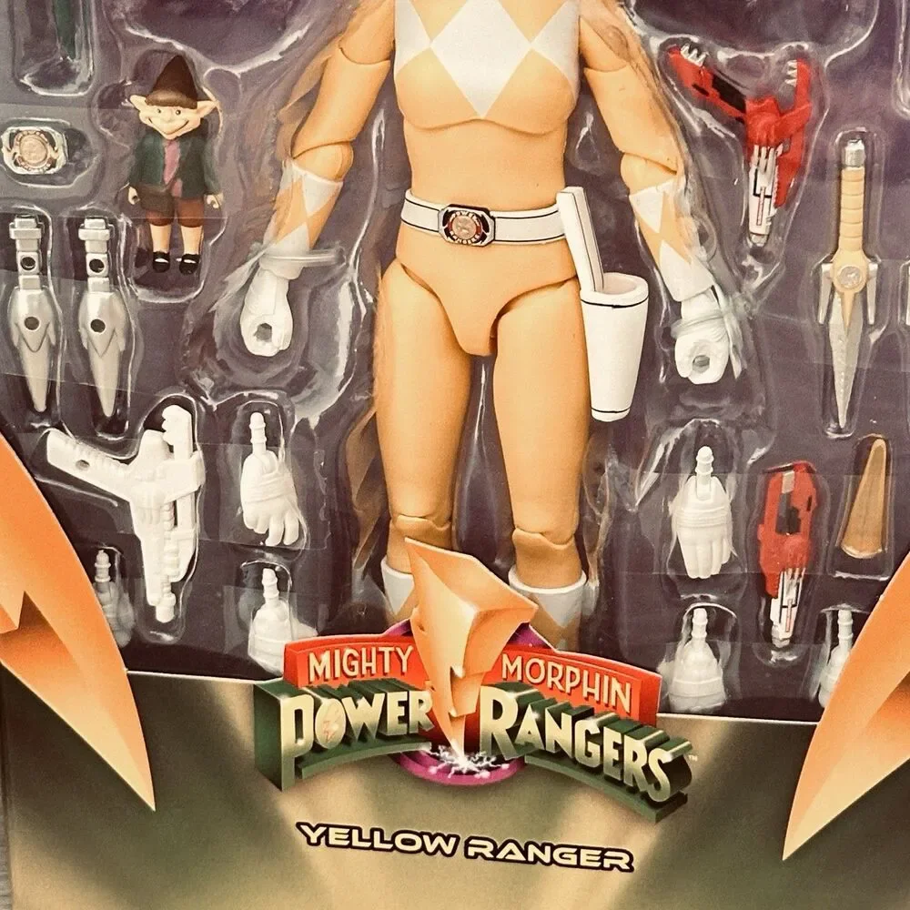 Yellow Ranger Ultimates Super7 Mighty Morphin Power Rangers Figure MMPR SEALED